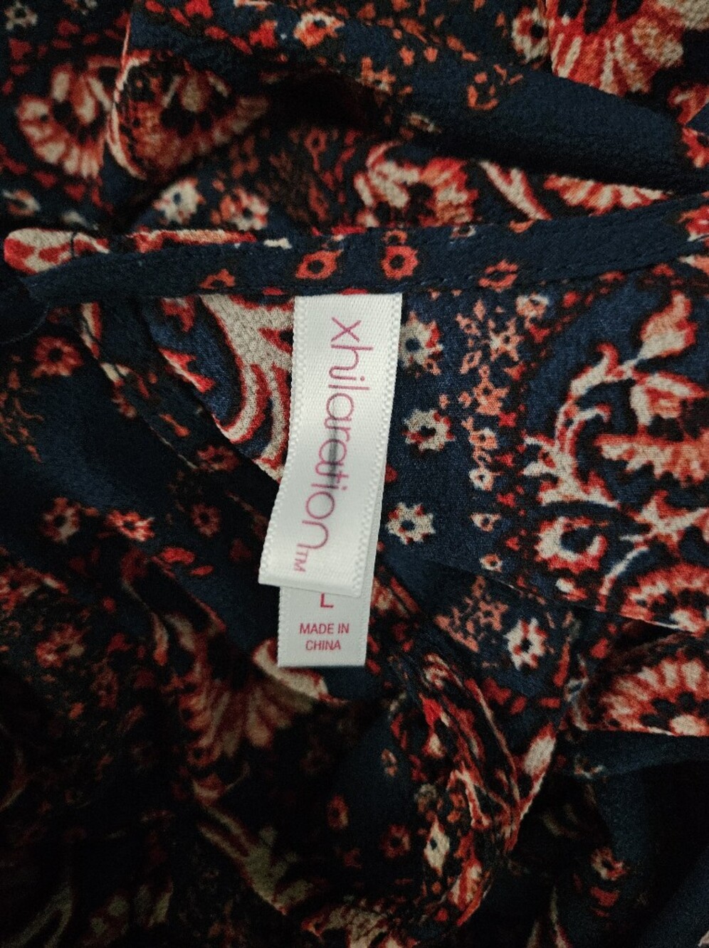 Xhiliration Embroidered Boho Dress Large - Picture 5 of 5